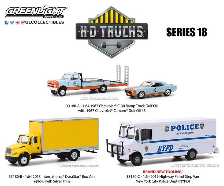 Lote H.D. Trucks Series 18 Greenlight 1/64 