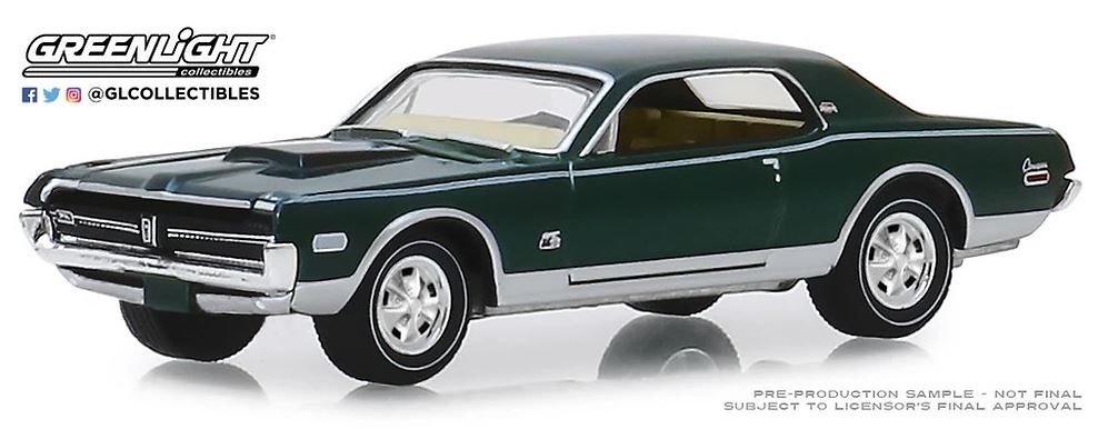 Mercury Cougar XR-7 GT-E 428 Cobra Jet (1968) Greenlight 1/64 