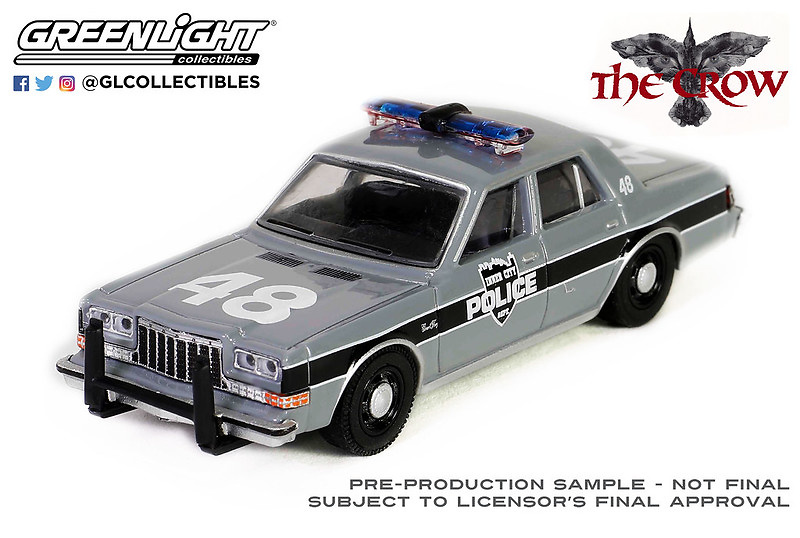 Plymouth Gran Fury - Pelicula - The Crow - Inner City Police (1984) Greenlight 1/64 