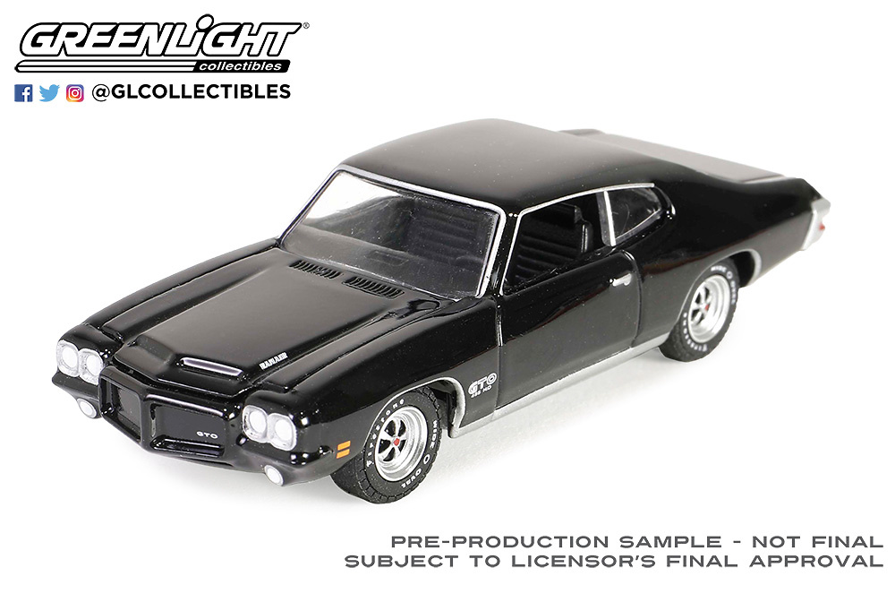 Pontiac GTO - Starlight Black (Lot #1030.1) 1971 greenlight 1/64 