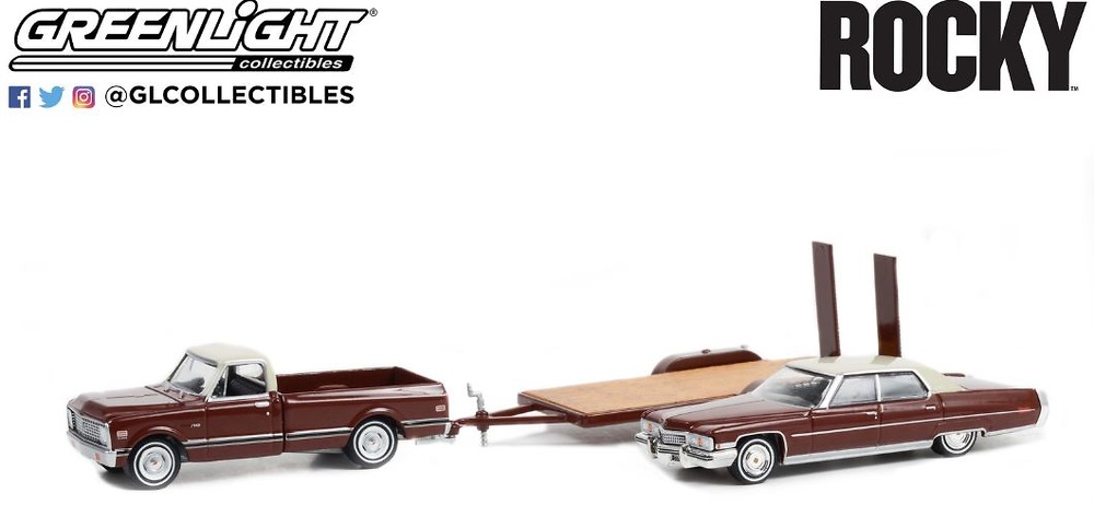 Set Chevrolet C-10 + Cadillac Sedan deVille de la pelicula 