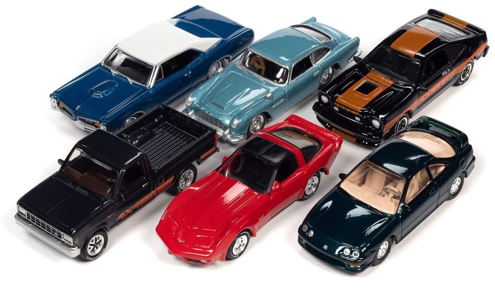 Surtido 6 coches Classic Gold Release 1 1Lightning JLCG031A escala 1/64 