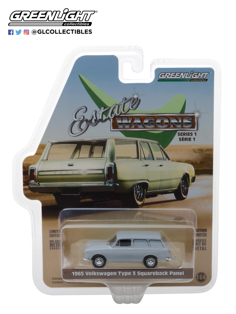 Volkswagen Type 3 Panel Van (1965) Greenlight 29910-C 1/64 