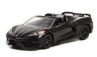 Chevrolet Corvette C8 Stingray Convertible Black Bandit Serie 26 Greenlight 1/64