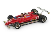 Ferrari 126 C2 "3º GP. USA (Long Beach)" nº 27 Gilles Villeneuve (1982) Brumm 1/43