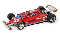 Ferrari 126 CK Gran Prix Montecarlo Nª 27 Gilles Villeneuve (1981) Brumm R367-CH escala 1/43