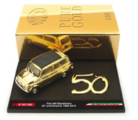 Fiat 500 Giardiniera "Lingotto d'oro 50 anni" (1960-2010) Brumm 1/43