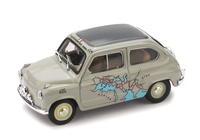 Fiat 600 "Raid Roma-Calcuta" (1955) Brumm R443 escala 1/43