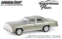  Ford LTD Crown Victoria - Light Titanium Metallic Showroom Floor Series 6 Greenlight 1/64 