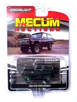 Mecum Auctions Collector Cars Ford Icon Bronco - 1968 (Houston 2019) Greenmachine 1/64