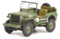 Theodore Roosevelt, Jr's - Jeep Willys, Ejército De Los Estados Unidos en la Segunda Guerra Mundial "Normandía" (1942) Greenlight 1/64