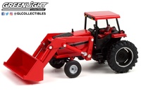 Tractor rojo con pala - Serie 5 Down on the Farm Greenlight 48050-C escala 1/64