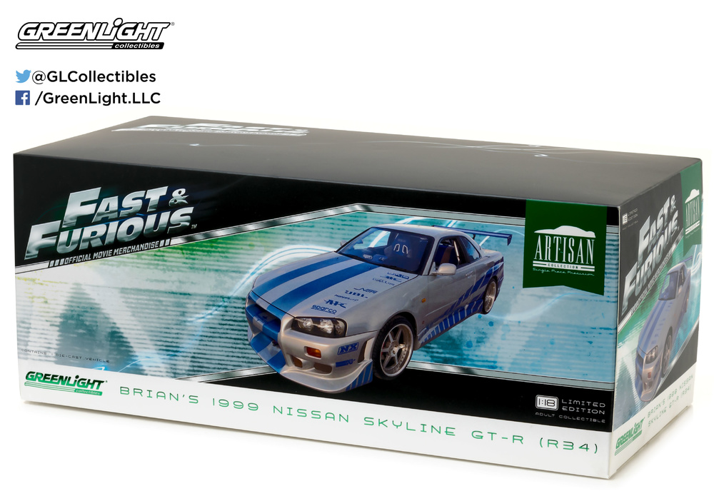 1:18 Artisan Collection - Fast & Furious - 2 Fast 2 Furious (2003