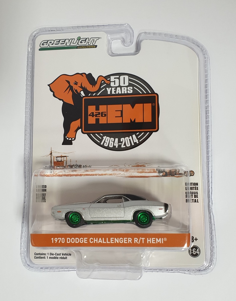 Dodge HEMI Challenger R/T - 426 HEMI (1970) Greenlight 1:64