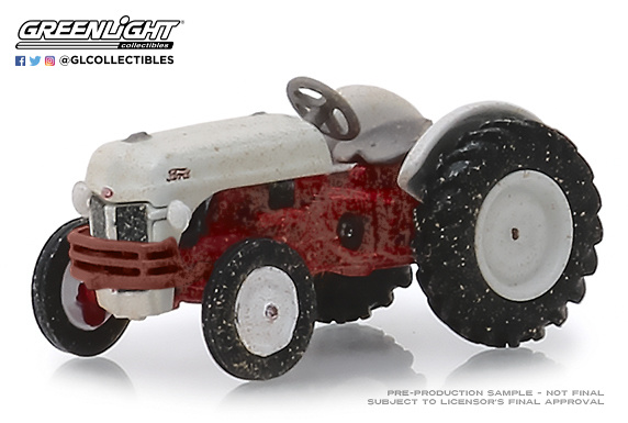 Ford 8n Tractor Pintura Sucia 1948 Greenlight 480a 1 64