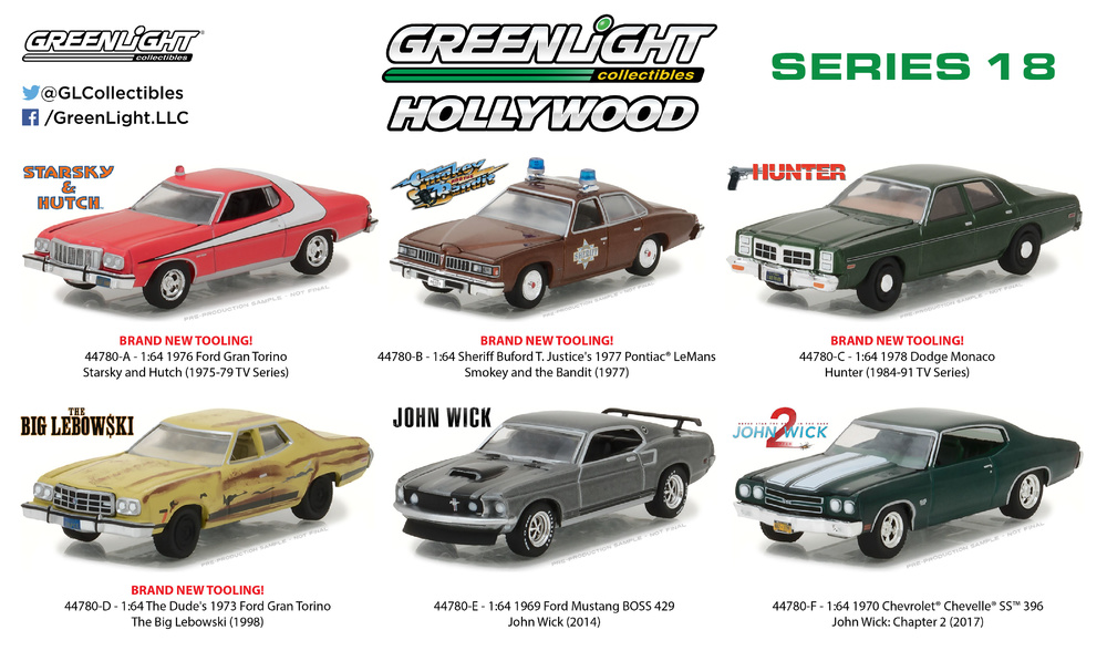 Ford Gran Torino Starsky et Hutch Greenlight 1/43°