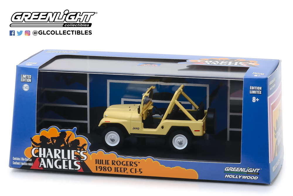 Jeep CJ-5 Charlie's Angels (1976–81 TV Series) Greenlight 1:43