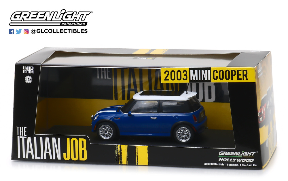 Mini Cooper S (2003) The Italian Job (2003) Greenlight 1:43