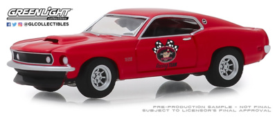 Ford Mustang Boss 429 Racing Patrocinado (1969) Greenlight 1:64